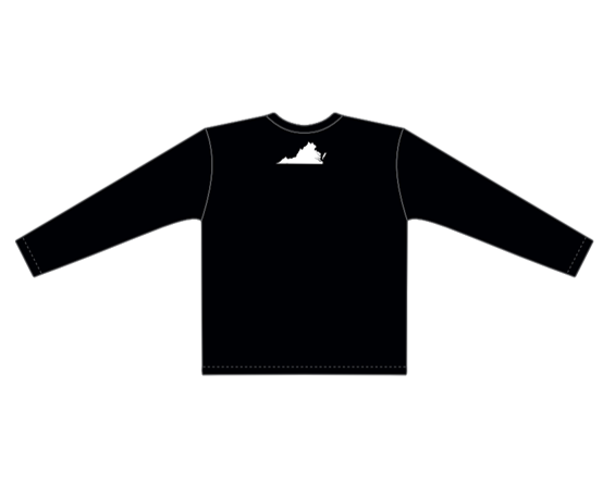 Black Fielder's Choice Long Sleeve Tee