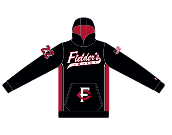 Black Fielder's Choice Hoodie