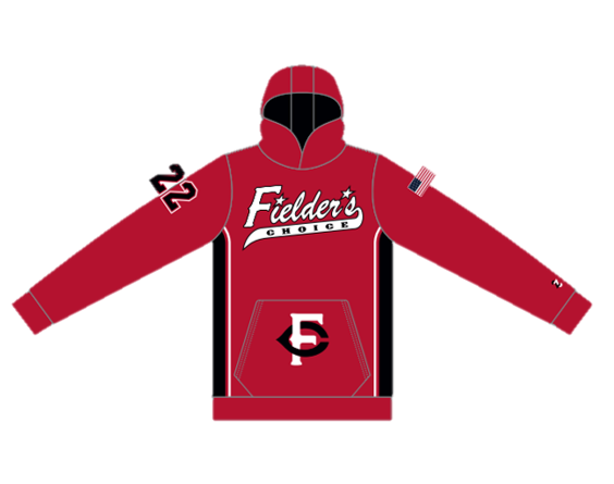 Red Fielder's Choice Hoodie